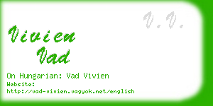 vivien vad business card